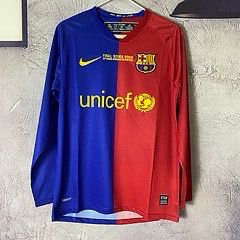 FC Barcelona 2008–09 Home Full-Sleeve Retro Jersey