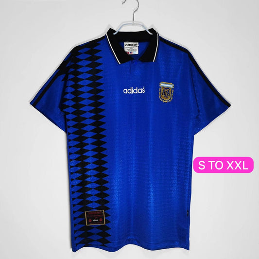 Argentina 1994 Away Jersey (Half Sleeve) – Retro Classic Football Shirt