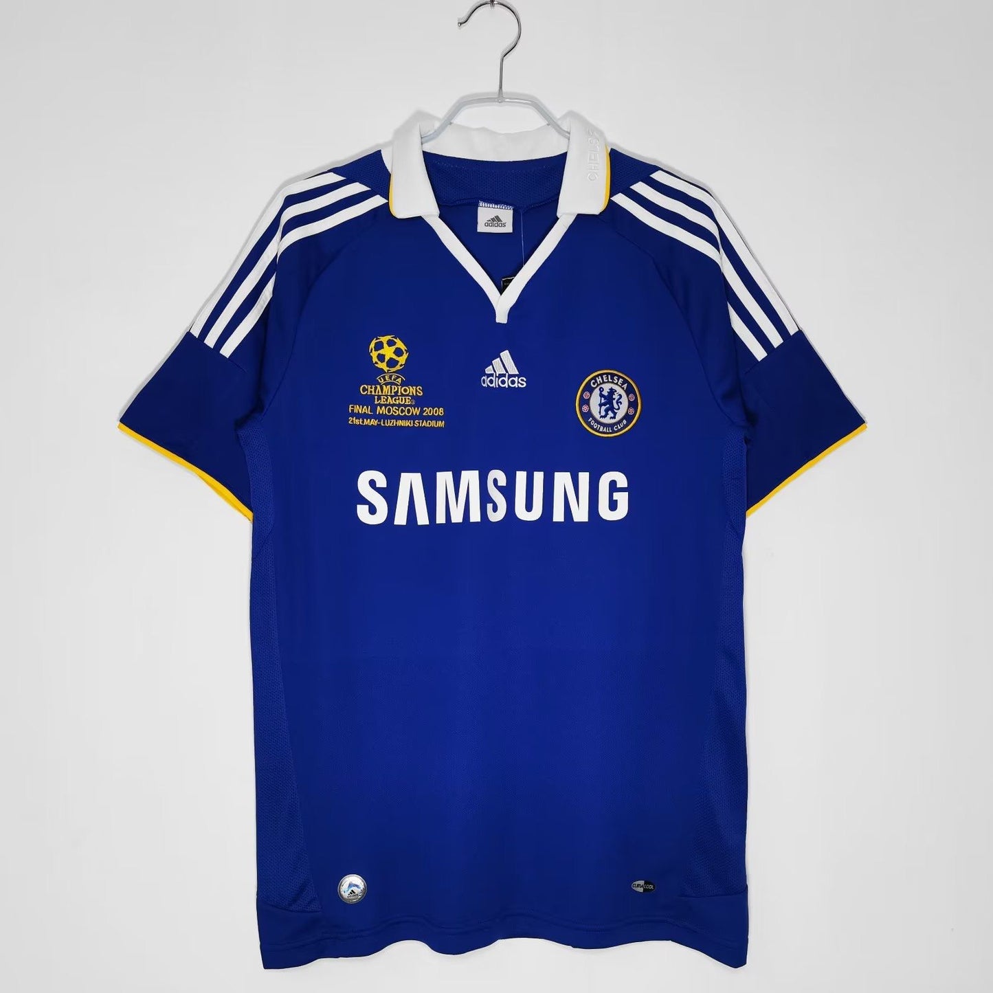 Chelsea 2008 Champions League Final Home Jersey (Half Sleeve) – Retro Classic Football Shirt