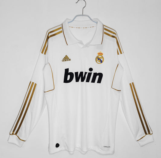 Real Madrid Home 2011-12 Retro Full Sleeve Jersey