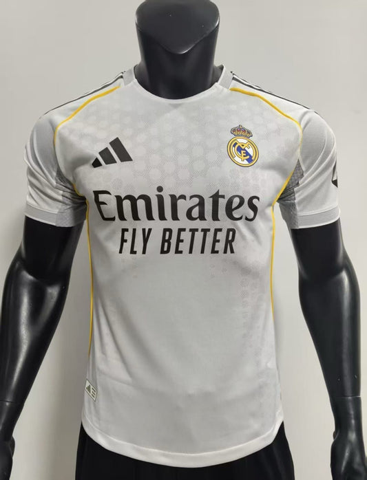 Real Madrid 2025/26 Home Jersey – Player Version